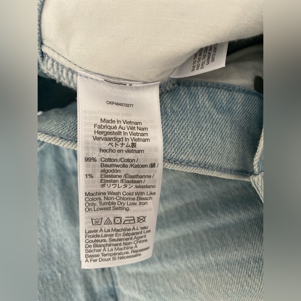 Madewell ’90s Straight Leg Jeans Light Wash Size 31 NWT Vintage-Inspired Denim - Picture 10 of 10